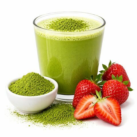 Premezcla de Matcha y Fresa