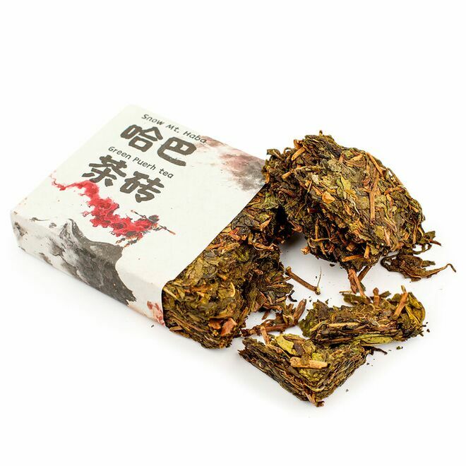 Haba Grüner Puerh Ziegel 220G