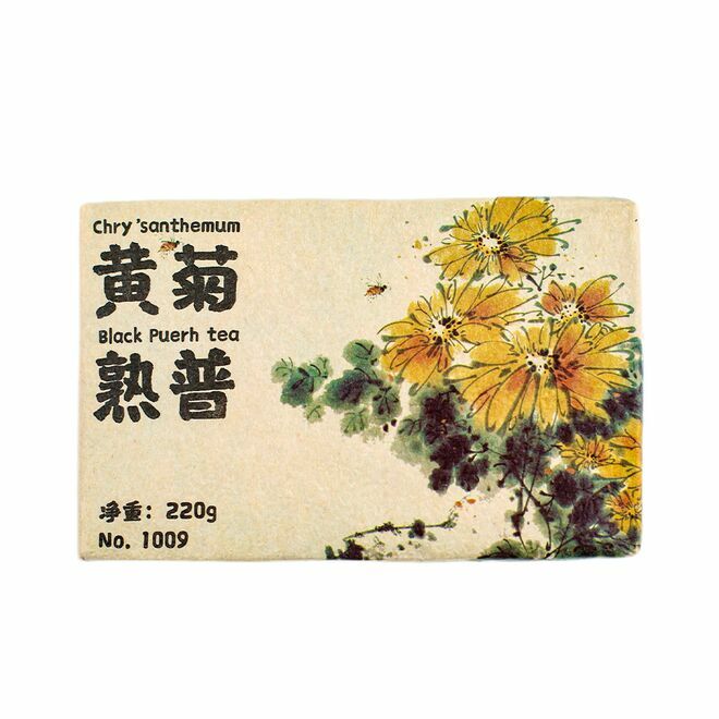 Chrysantheme Reife Pu'erh Ziegel 220G