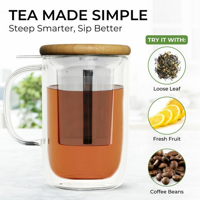 Infuseur de tasse à double paroi Venus