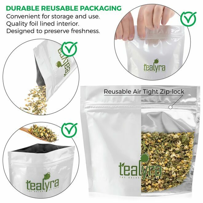 Thé à la camomille et à la menthe verte